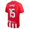 Maglia ufficiale Atlético Madrid Savic 15 Casa 2023-24 per Uomo